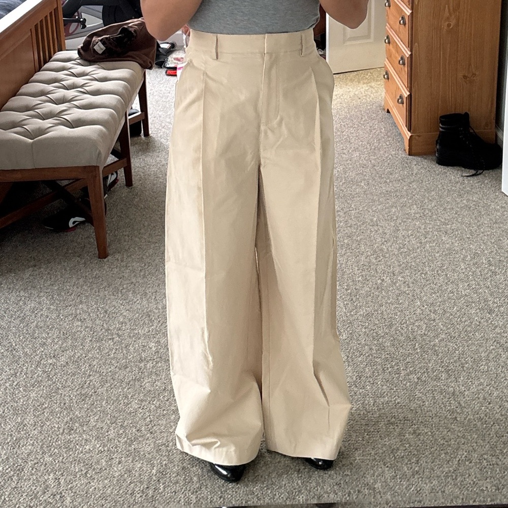 TWP Ivory Wide-Leg Trouser | Size 0 | Last Chance $74 | New With Tags - Picture 7 of 8